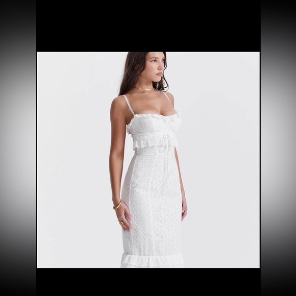 Midi lace corset dress - Picture 3 of 4